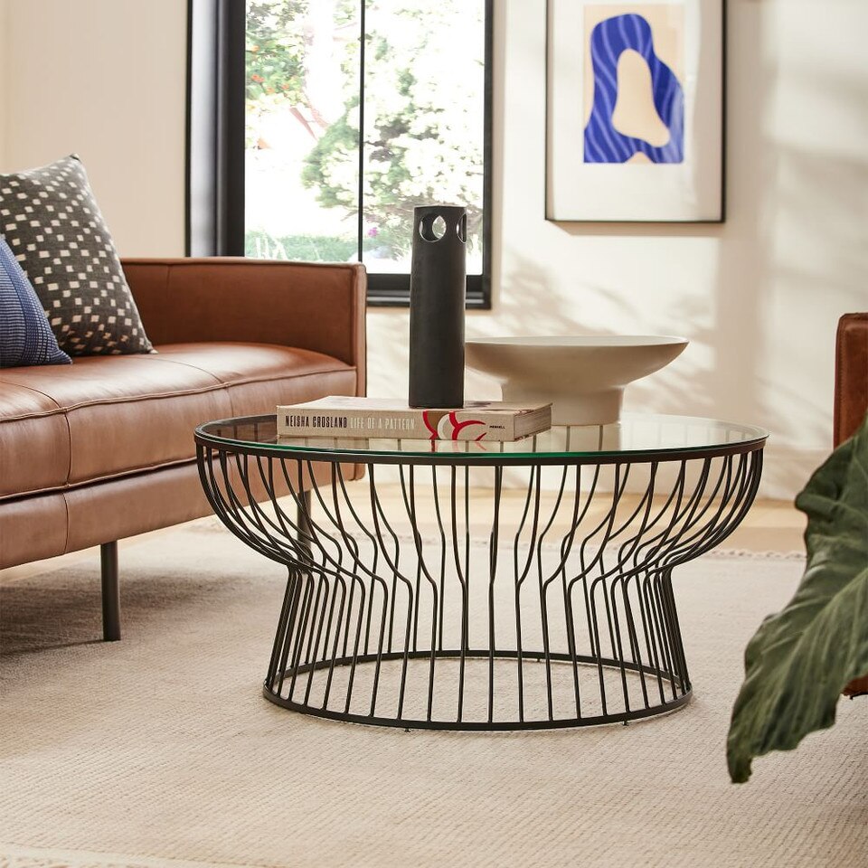Pillar Coffee Table (91 cm) West Elm UK